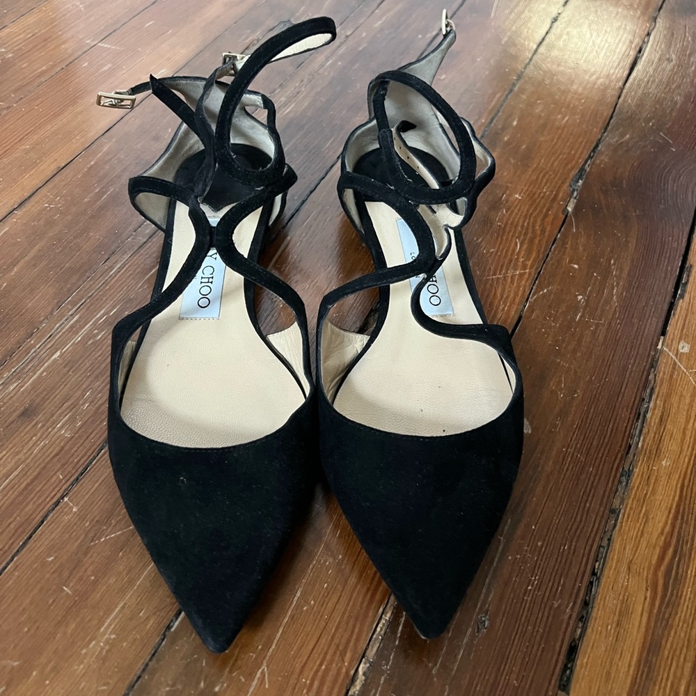 Jimmy Choo Suede Lancer shoes